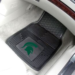 Michigan State University  2pc Heavy Duty Vinyl Car Mat Set