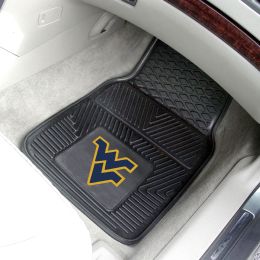 West Virginia University  2pc Heavy Duty Vinyl Car Mat Set