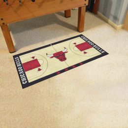 Chicago Bulls Basketball Large Court Runner Mat - 30 x 72