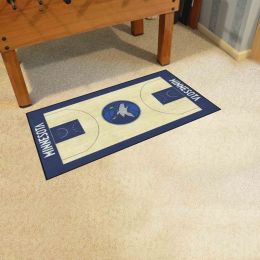 Minnesota Timberwolves Basketball Large Court Runner Mat - 30 x 72