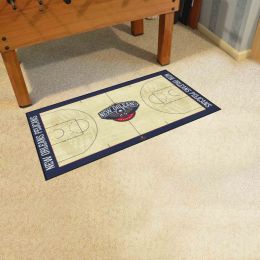 New Orleans Pelicans Basketball Large Court Runner Wordmark Mat - 30 x 72