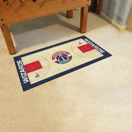 Washington Wizards Basketball Large Court Runner Mat - 30 x 72