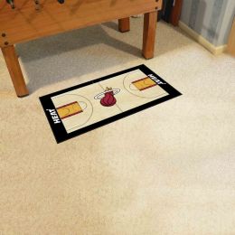 Miami Heat Basketball Court Runner Mat - 24 x 44