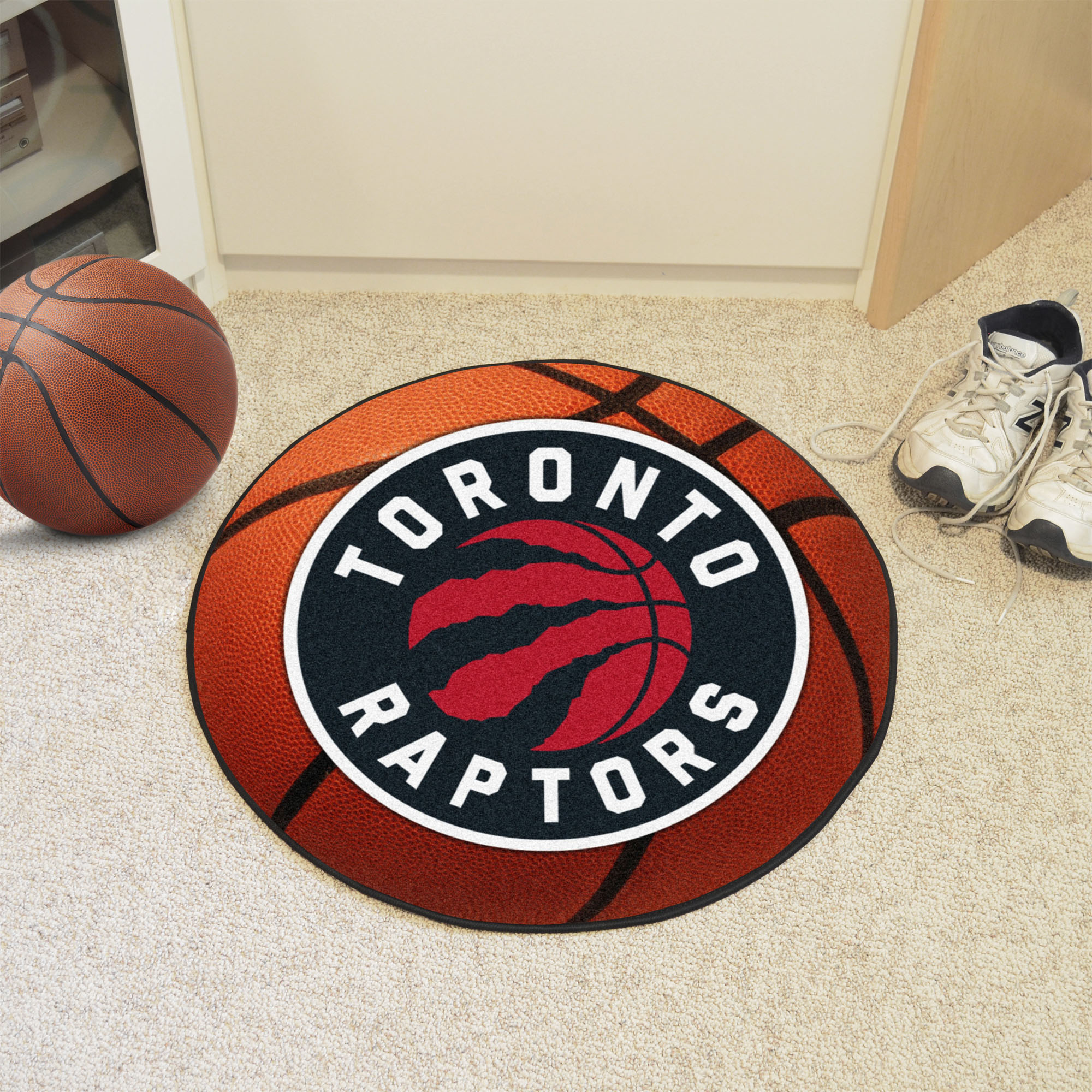 Toronto Raptors Ball Shaped Area Rugs