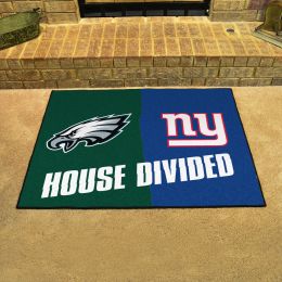 Eagles - Giants House Divided Mat - 34 x 45