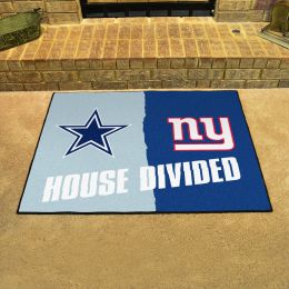 Cowboys - Giants House Divided Mat - 34 x 45