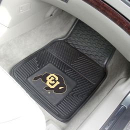 University of Colorado Sports 2pc Heavy Duty Vinyl Car Mat Set