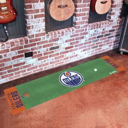 Edmonton Oilers Putting Green Mat - 18 x 72