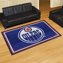 Edmonton Oilers Area Rug â€“ Nylon 5â€™ x 8â€™