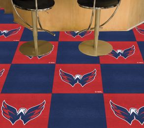 Washington Capitals Team Carpet Tiles - 45 sq ft