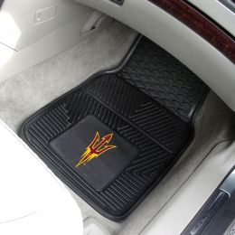 Arizona State University  2pc Heavy Duty Vinyl Car Mat Set