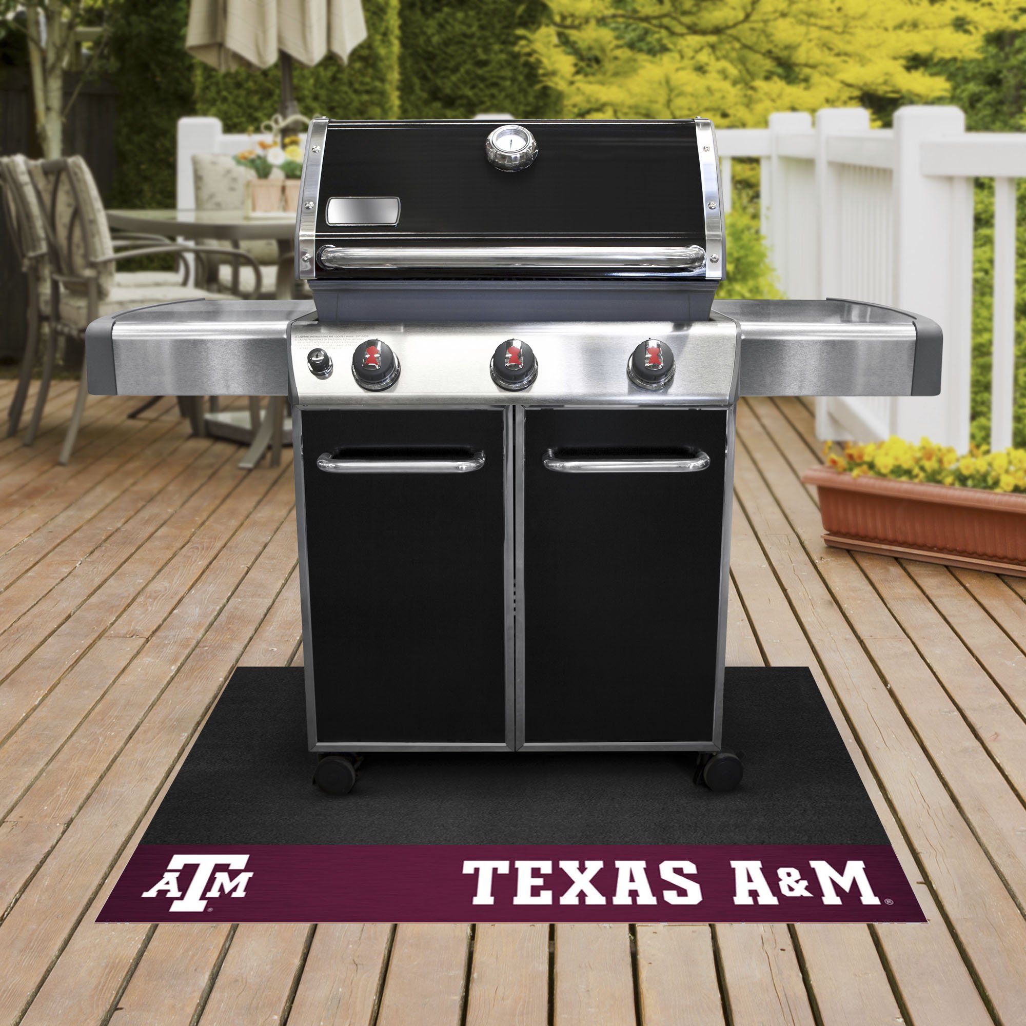 Texas A&M University Sports Outdoor  Grill Mat