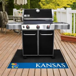 University of Kansas Sports Outdoor  Grill Mat