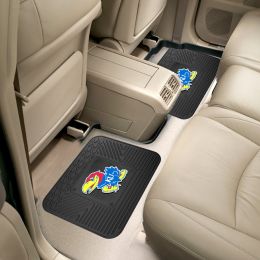 University of Kansas Rubber 2pc Utility Mat Set