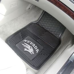 University of Nevada Non-Slip 2pc Heavy Duty Vinyl Car Mat Set