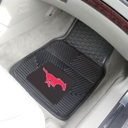 Southern Methodist University 2pc Heavy Duty Vinyl Car Mat Set