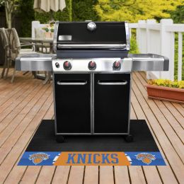 New York Knicks Grill Mat Logo & Wordmark - Vinyl 26 x 42