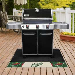 Minnesota Wild Grill Mat - Vinyl 26 x 42