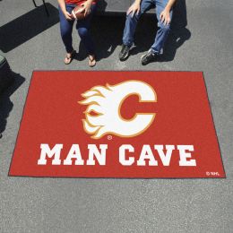 Calgary Flames Man Cave Ulti-Mat - Nylon 60" x 96"