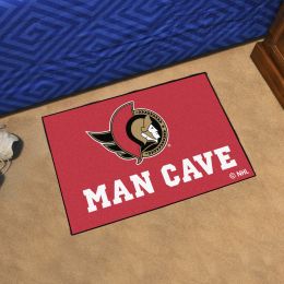 Senators Man Cave Starter Mat - 19â€ x 30â€