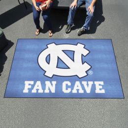 North Carolina Tar Heels Fan Cave Ulti-Mat - Nylon 60 x 96