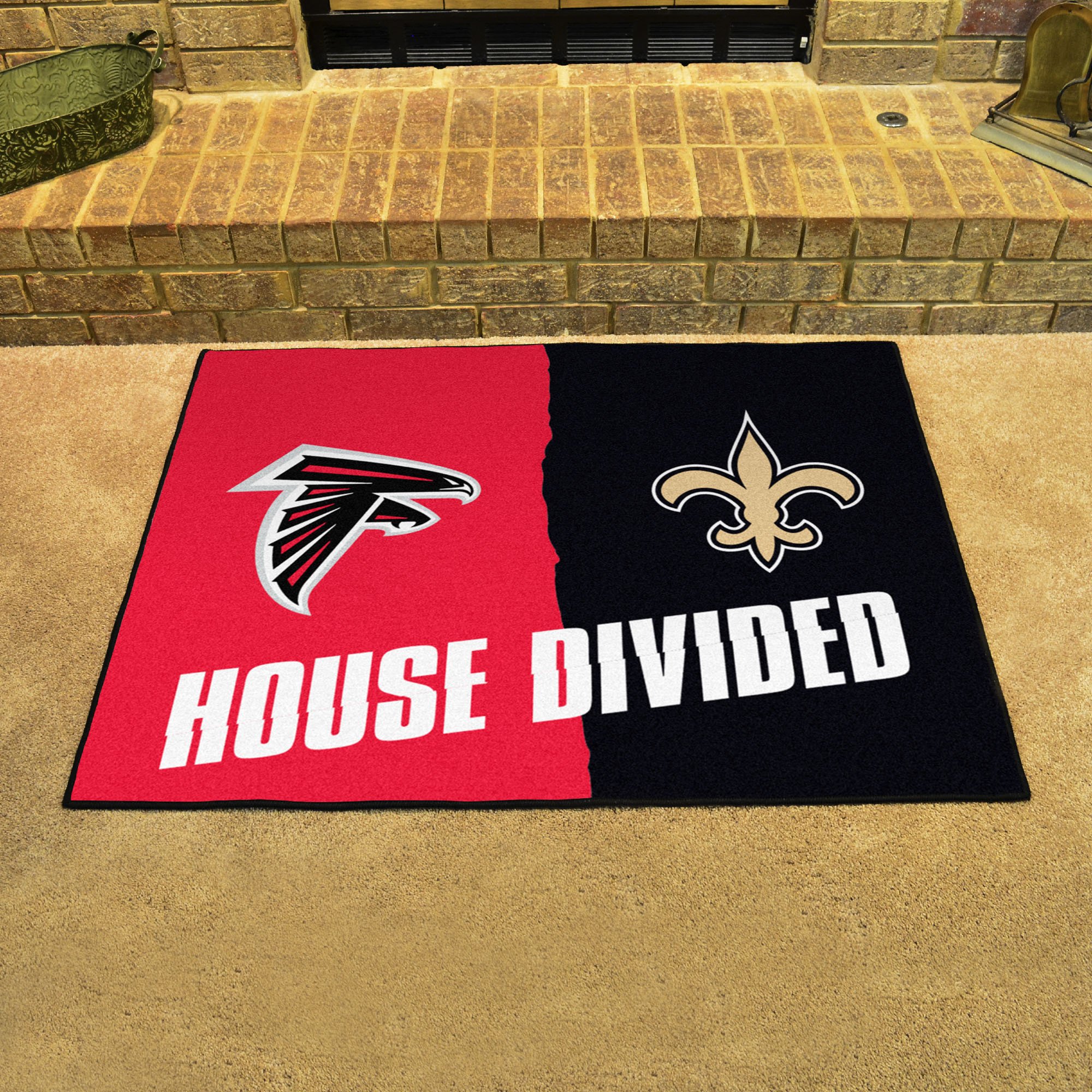 Falcons - Saints House Divided Mat - 34 x 45