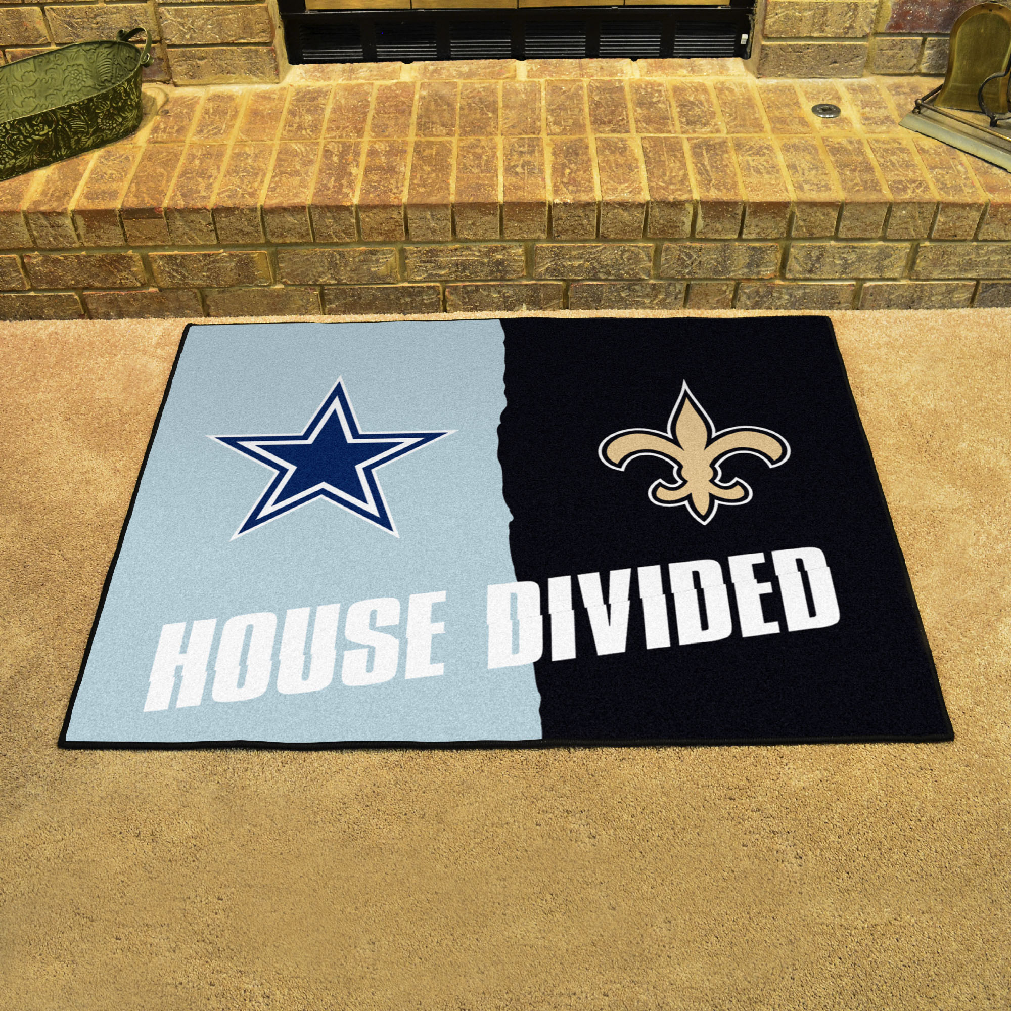 Cowboys - Saints House Divided Mat - 34 x 45