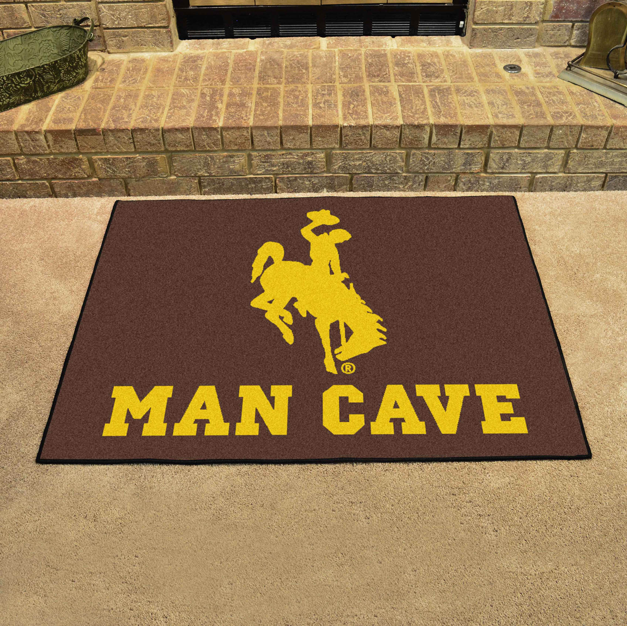 University of Wyoming Man Cave All Star  Mat