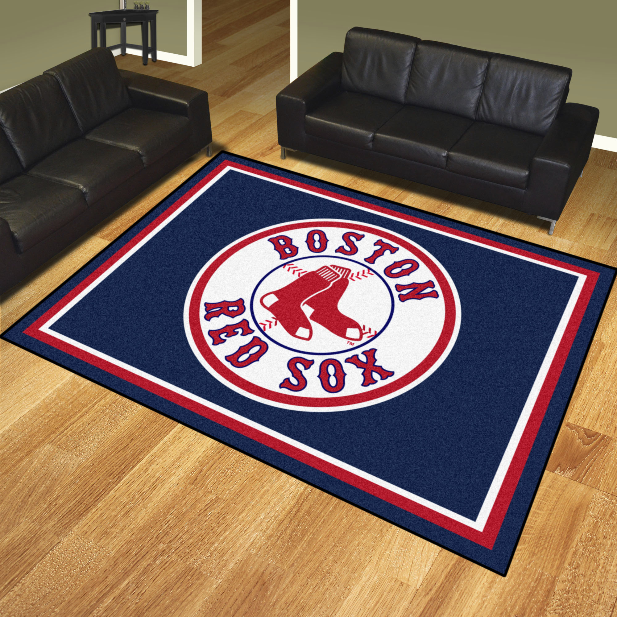 Boston Red Sox Area Rug â€“ 8 x 10 Nylon