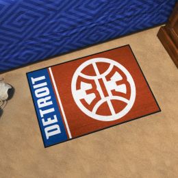 Detroit Pistons Logo Inspired Starter Doormat - 19x30