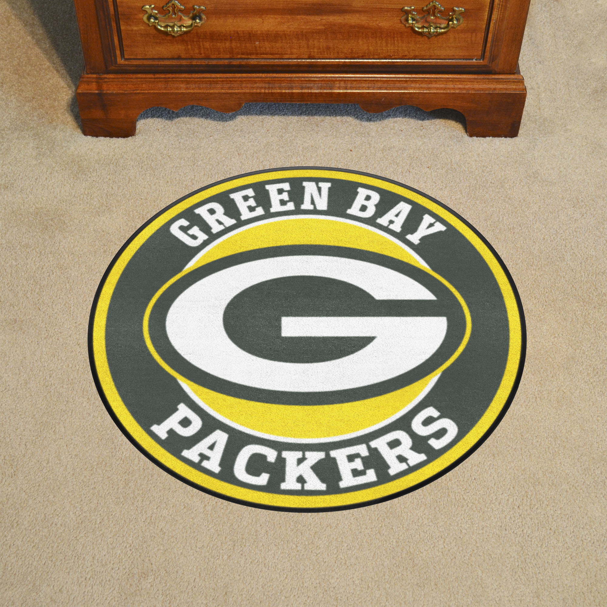 Green Bay Packers Logo Roundel Mat - 27"