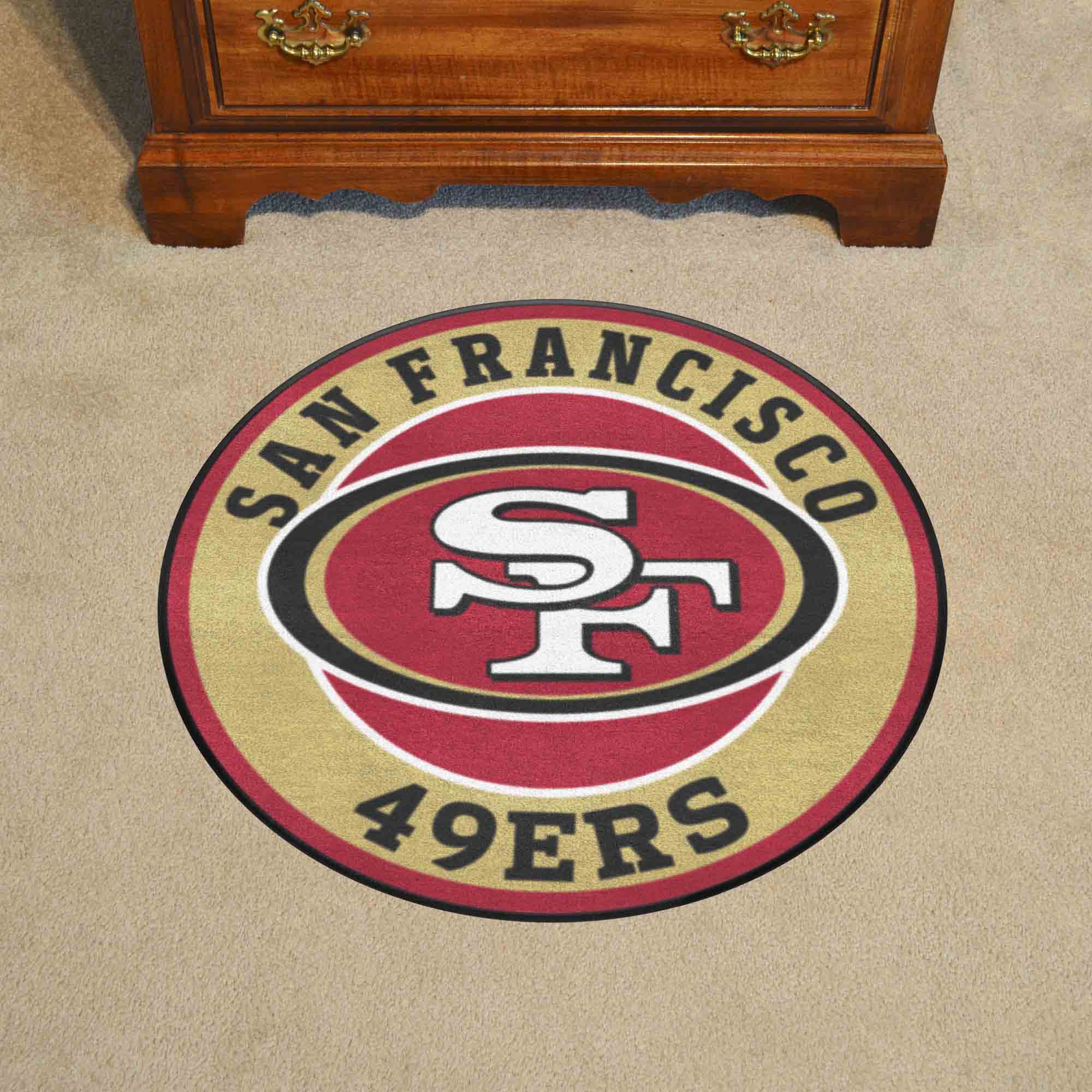 San Francisco 49ers Logo Roundel Mat - 27"