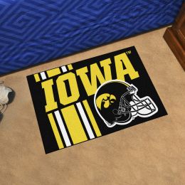 University of Iowa Helmet Starter Doormat - 19" x 30"