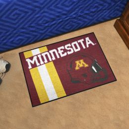 U of M Golden Gopher Helmet Starter Doormat - 19 x 30