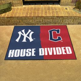 New York Yankees – Cleveland Guardians House Divided Mat