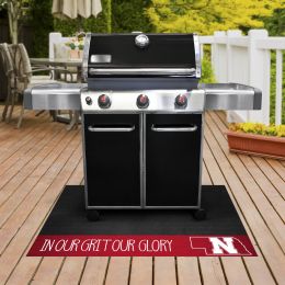 Nebraska Cornhuskers Grill Mat - Vinyl 26 x 42