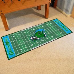 Tulane Green Wave Football Field Runner