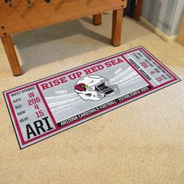 Arizona Cardinals Ticket Runner Mat - 29.5 x 72