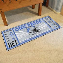 Detroit Lions Ticket Runner Mat - 29.5 x 72