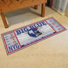 New York Giants Ticket Runner Mat - 29.5 x 72