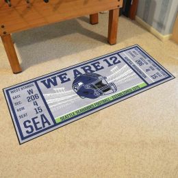 Seattle Seahawks Ticket Runner Mat - 29.5 x 72