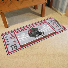 Tampa Bay Buccaneers Ticket Runner Mat - 29.5 x 72