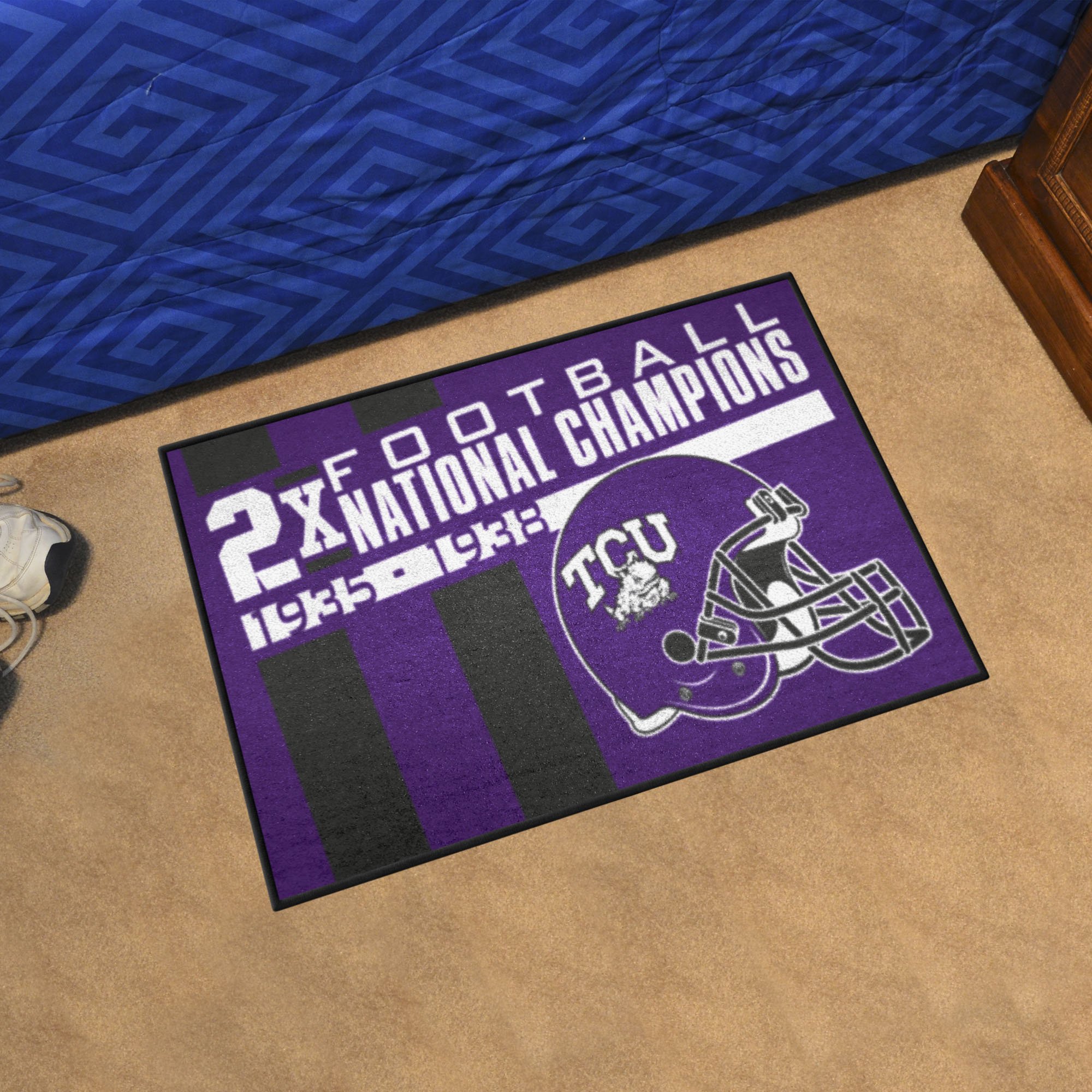 TCU Horned Frogs Dynasty Starter Mat - 19 x 30