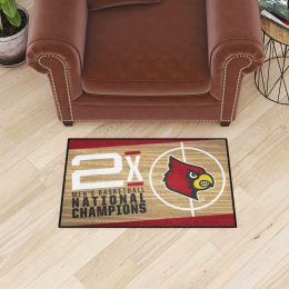 Louisville Cardinals Dynasty Starter Doormat - 19 x 30