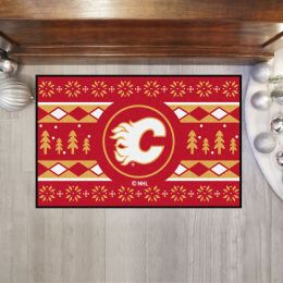 Flames Holiday Sweater Starter Doormat - 19 x 30