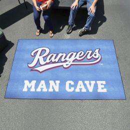 Texas Rangers Man Cave Ulti-Mat - Nylon 60 x 96