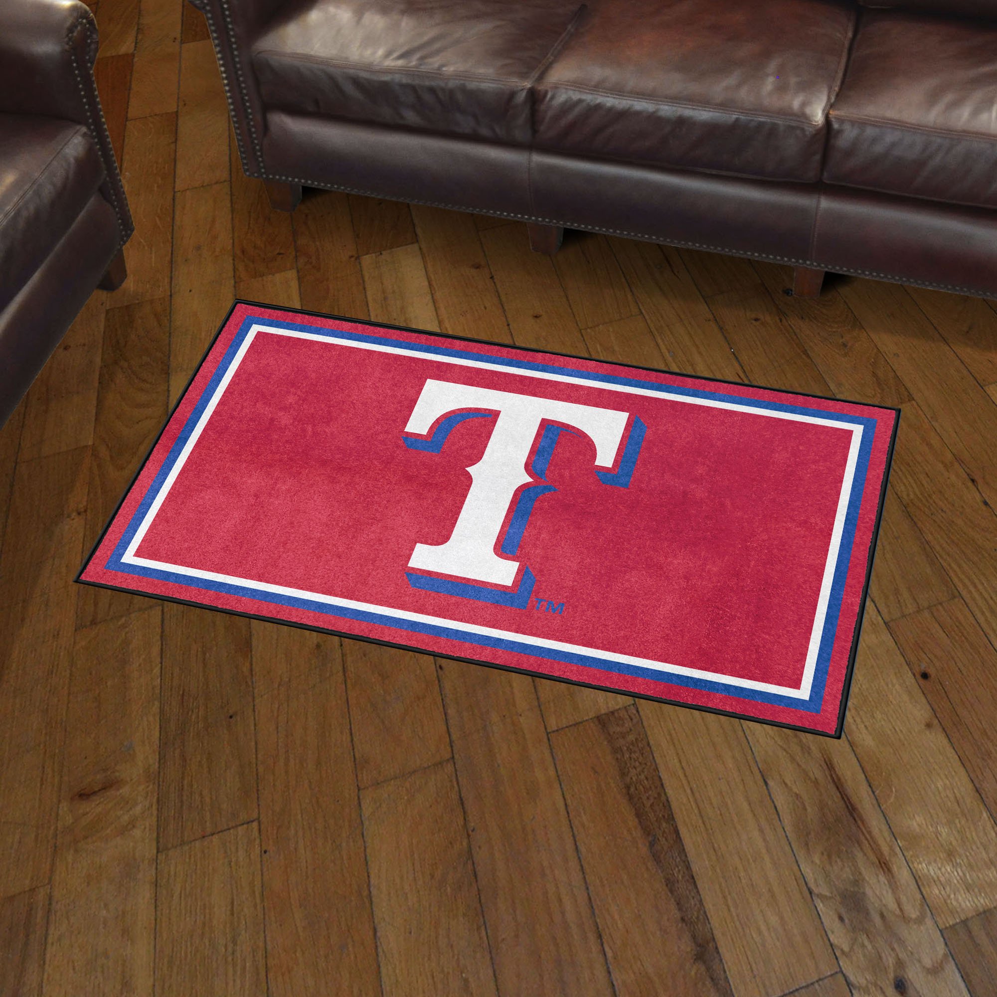 Texas Rangers Logo Area Rug - 3' x 5' Nylon