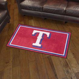 Texas Rangers Logo Area Rug - 3' x 5' Nylon