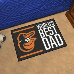 Baltimore Orioles Orioles World's Best Dad Starter Doormat - 19x30