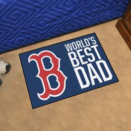 Boston Red Sox Red Sox World's Best Dad Starter Doormat - 19x30
